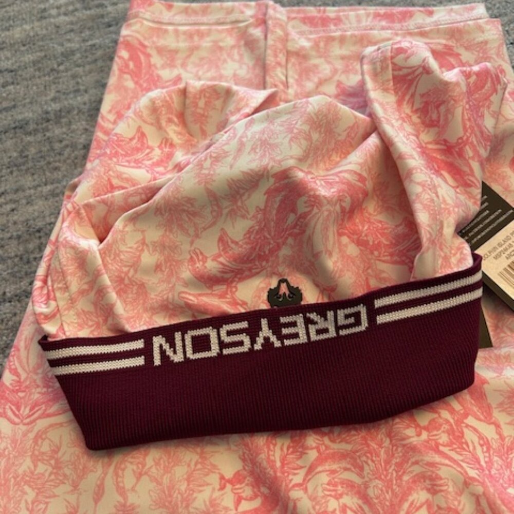 Greyson Pink and White Polo Shirt - Picture 5 of 5